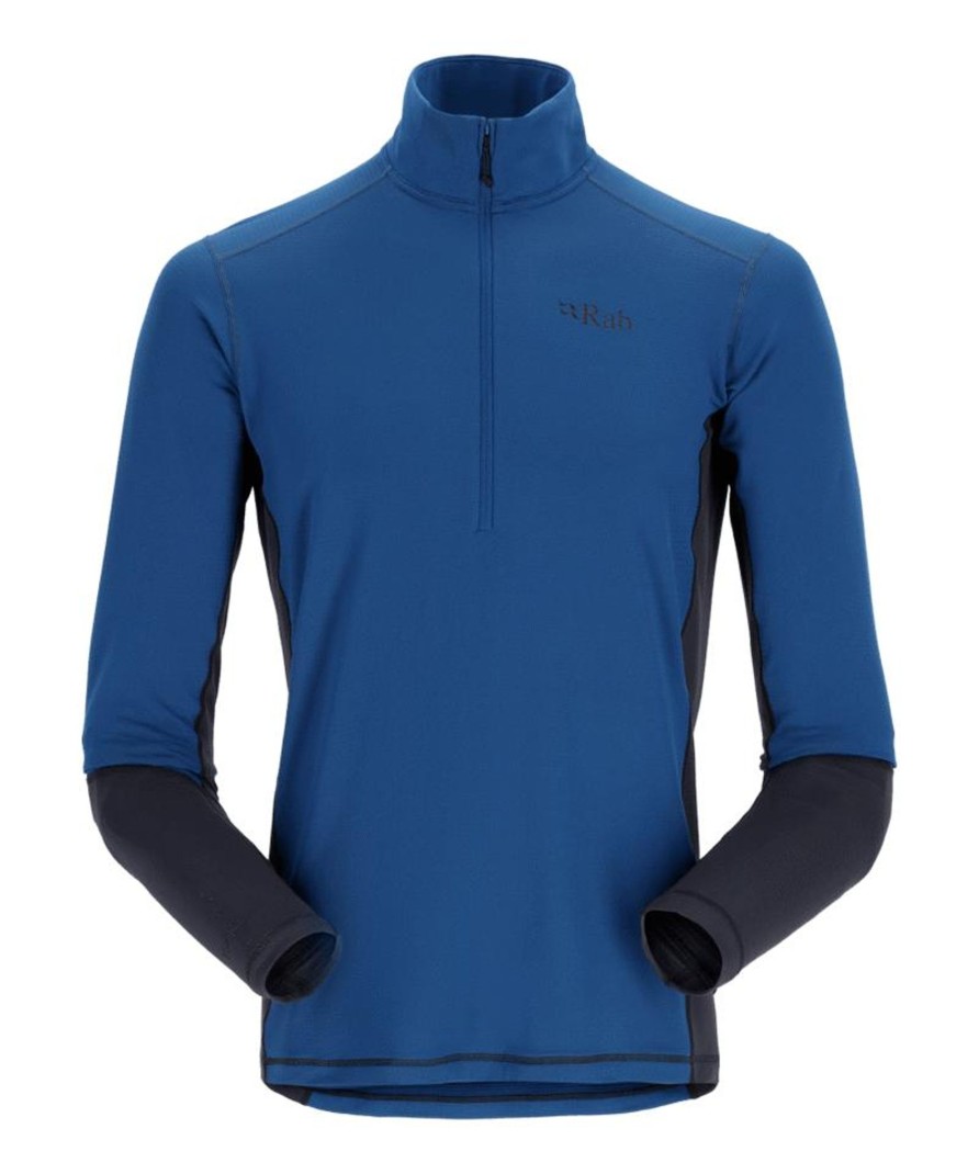 Clothing Rab Fleece & Mid Layer | Rab Mens Conduit Pull-On - Ink Blue