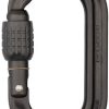 Equipment DMM Carabiners & Quickdraws | Dmm Perfecto Screwgate Carabiner - Matt Grey Black