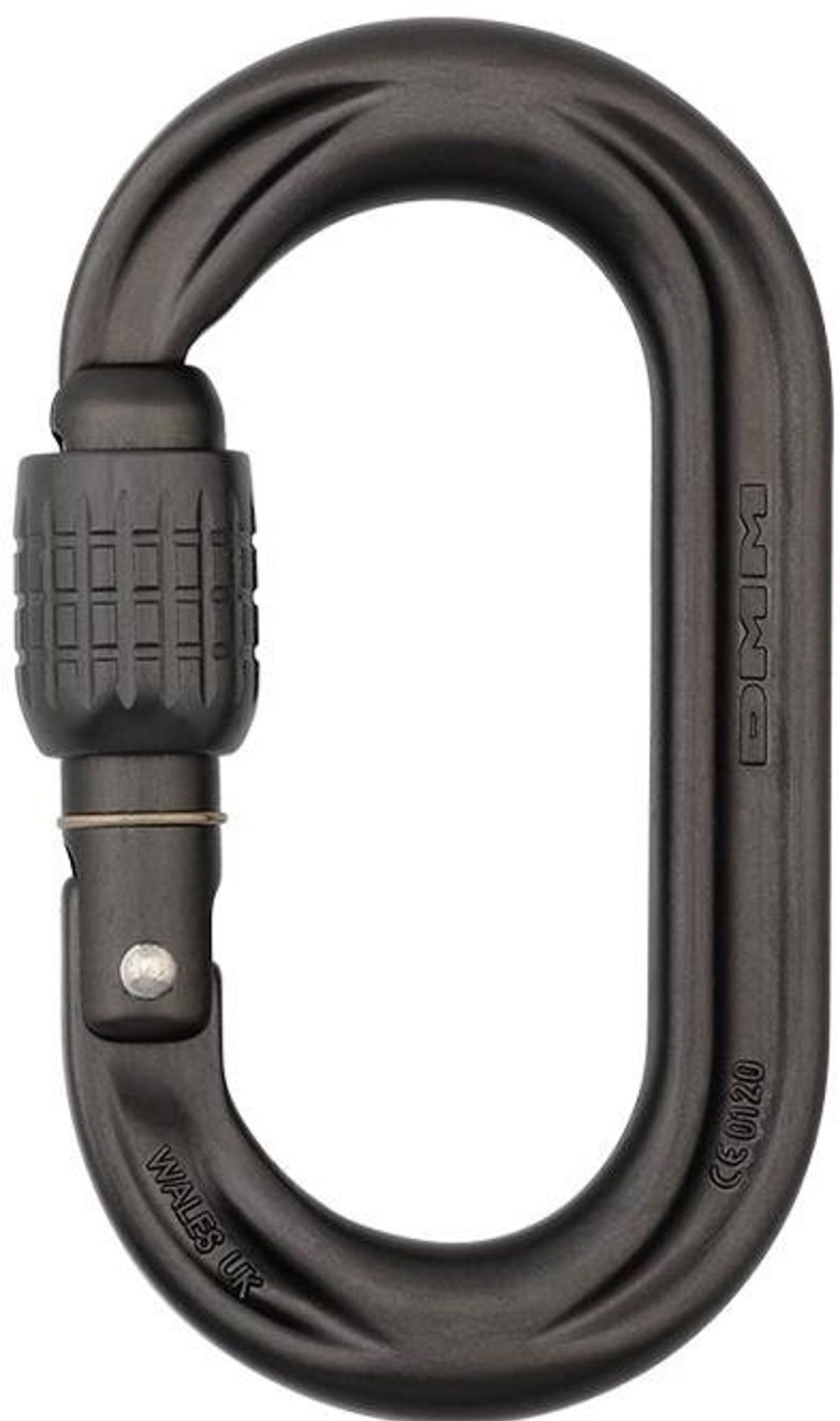 Equipment DMM Carabiners & Quickdraws | Dmm Perfecto Screwgate Carabiner - Matt Grey Black