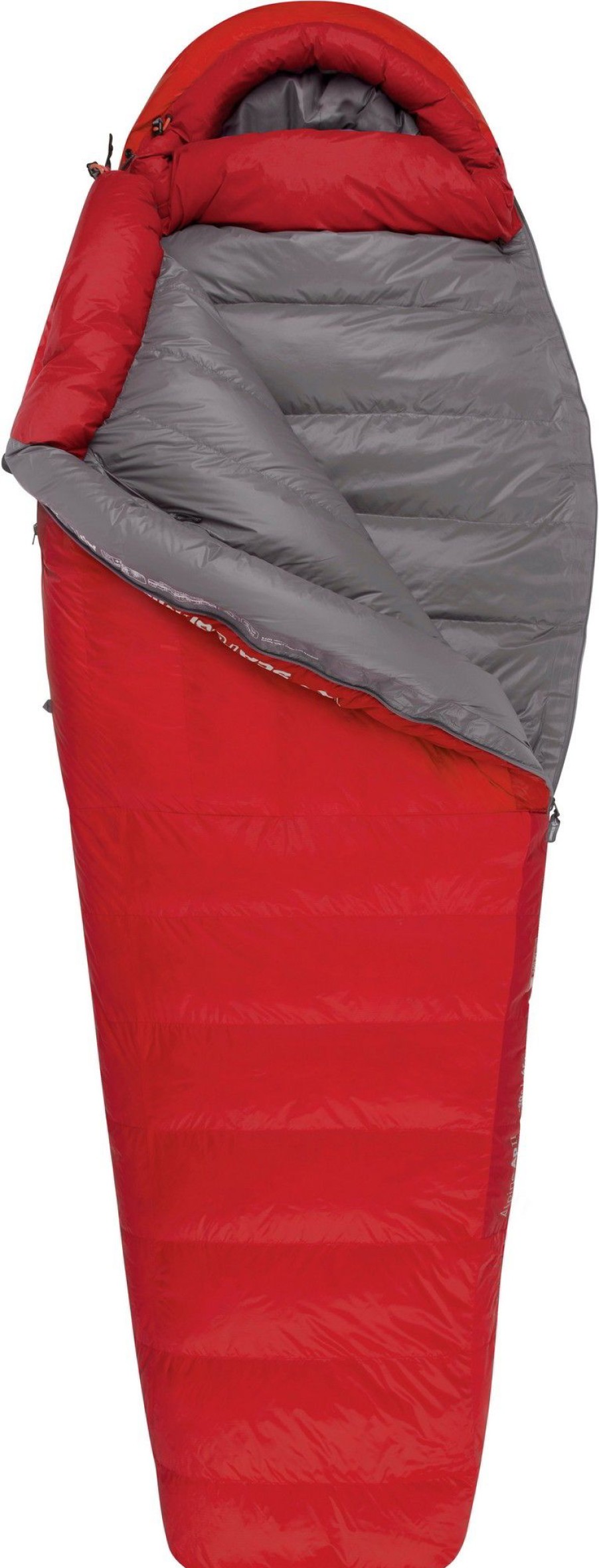 Camping Sea To Summit Backpacking & Lightweight Sleeping Bags | Sea To Summit Alpine Apii Sleeping Bag - Fiery Crimson Red