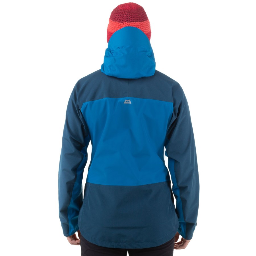 Clothing Mountain Equipment Waterproof Jackets | Mountain Equipment Womens Makalu Jacket - Dusk-Cosmos Blue