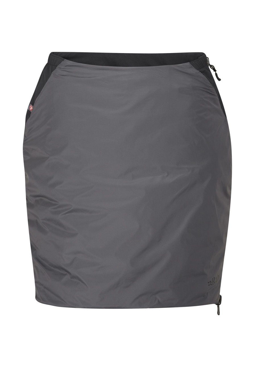 Clothing Rab Trousers & Leggings | Rab Womens Cirrus Skirt Graphene Black