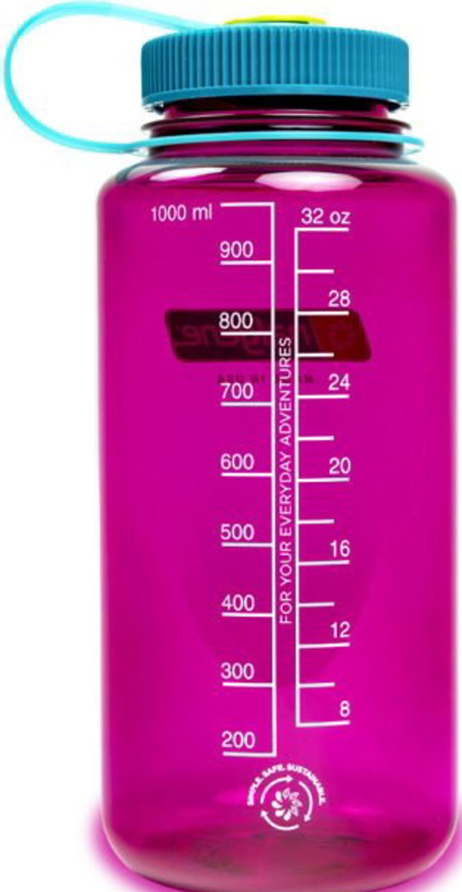 Equipment Nalgene Water Bottles | Nalgene Tritan Sustain Wide Mouth Bottle - 1L - Eggplant Purple