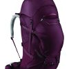 Rucksacks Lowe Alpine Backpacking Packs | Lowe Alpine Womens Cerro Torre Nd60:80 Rucksack - Fig Purple