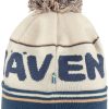 Clothing Fjallraven Hats | Fjallraven Pom Hat - Chalk Indigo Blue White