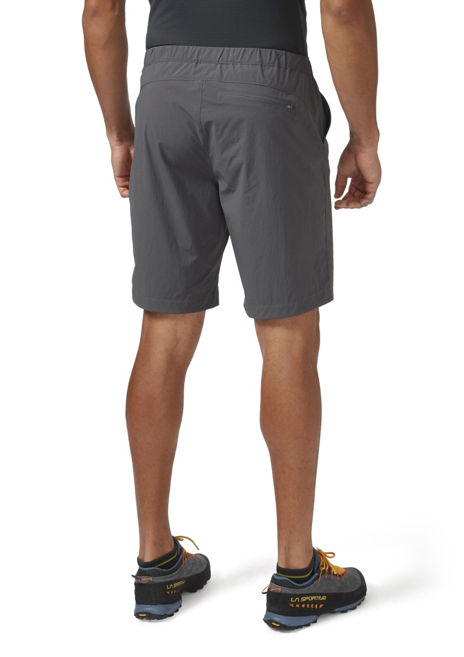 Clothing Rab Shorts | Rab Mens Momentum Shorts - Graphene Grey