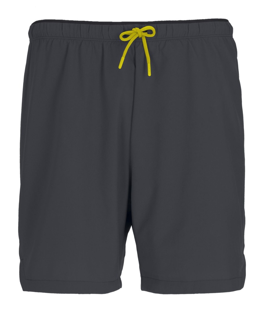 Clothing Rab Shorts | Rab Mens Talus Active Shorts - Ebony Zest Grey