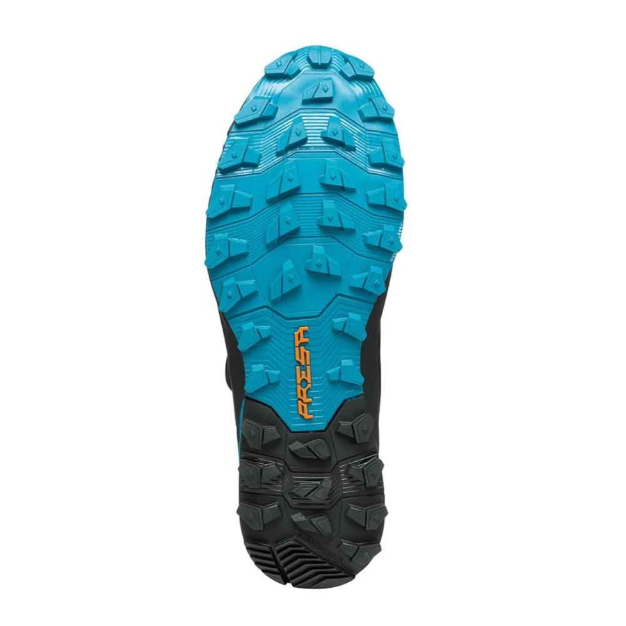 Footwear Scarpa Running Shoes | Scarpa Mens Ribelle Run Kalibra G Shoes - Black-Azure Blue