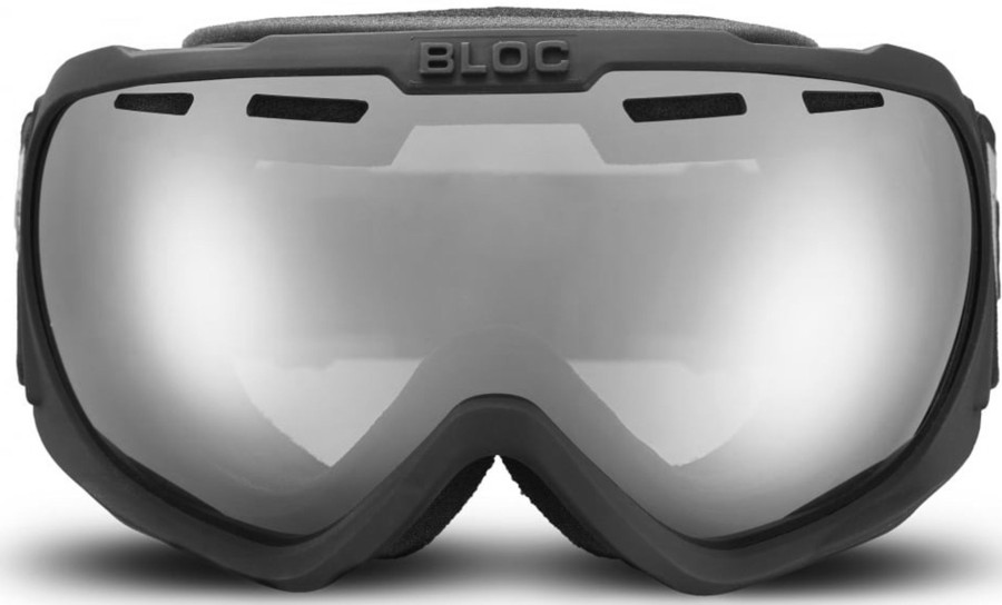 Clothing Bloc Eyewear Eyewear | Bloc Boa Goggle - Matt Photochromic Silver Mirror Black