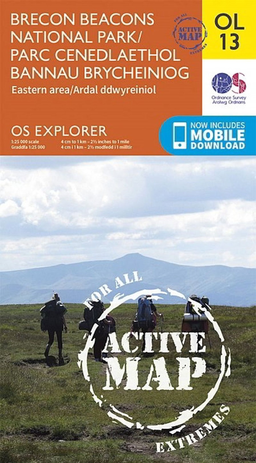 Equipment Ordnance Survey Maps And Books | Os Explorer - Active Map Ol13 - Brecon Beacons National Park East Orange