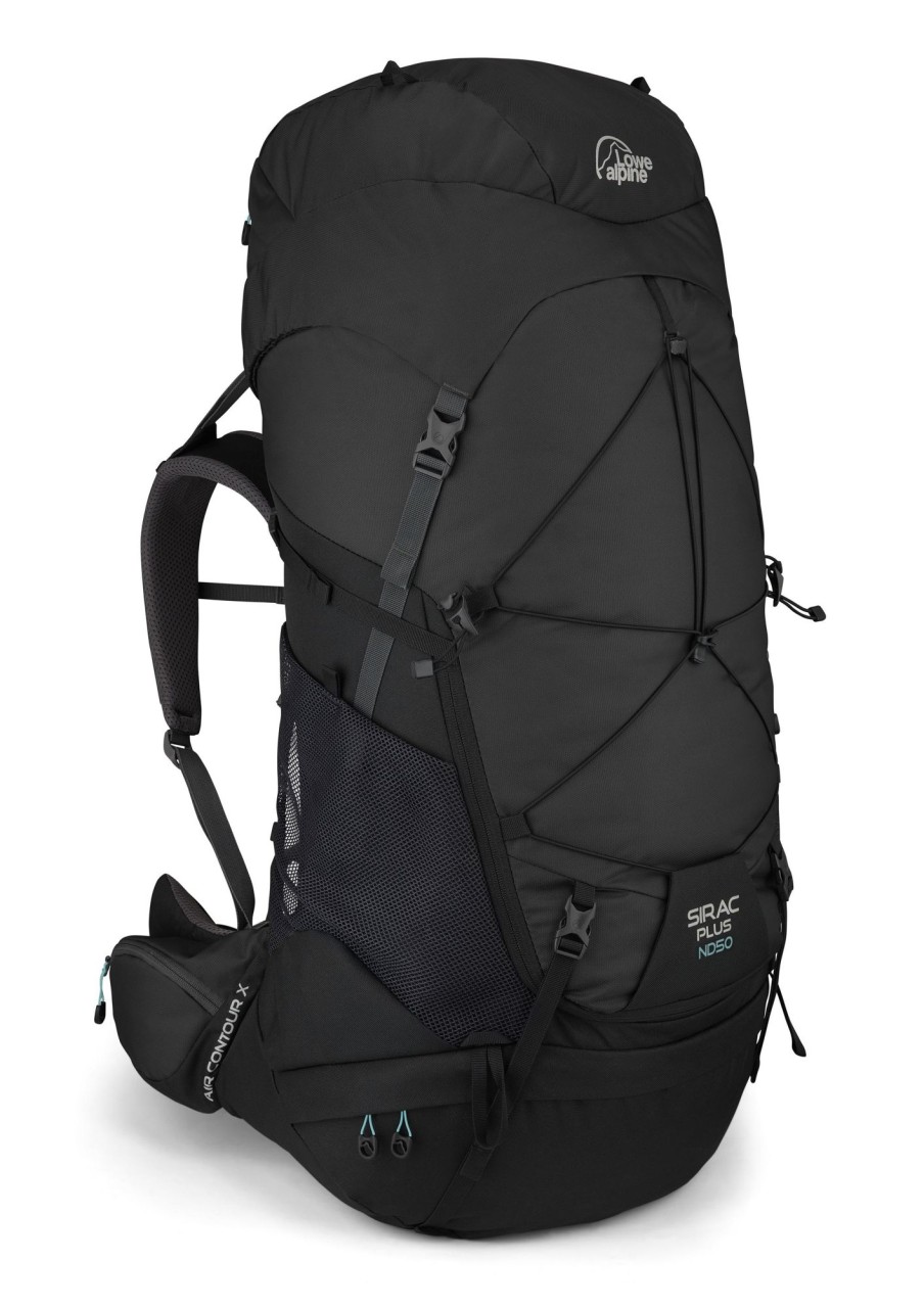 Rucksacks Lowe Alpine Backpacking Packs | Lowe Alpine Womens Sirac Plus Nd50 Rucksack - Ebony Black