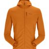 Clothing Rab Fleece & Mid Layer | Rab Mens Ascendor Light Hoody - Marmalade Orange