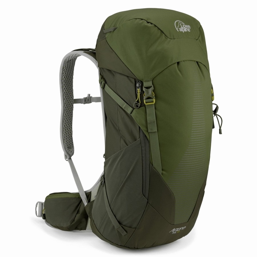 Rucksacks Lowe Alpine Day Packs | Lowe Alpine Airzone Trail 30 Rucksack - Army-Bracken Green