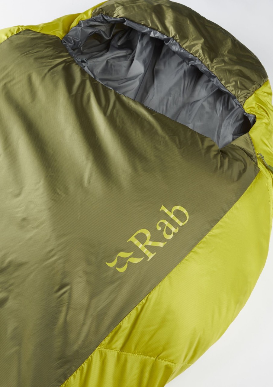 Camping Rab Backpacking & Lightweight Sleeping Bags | Rab Solar Eco 0 Sleeping Bag - Chlorite Green