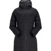 Clothing Rab Insulated Jackets | Rab Womens Valiance Parka Black