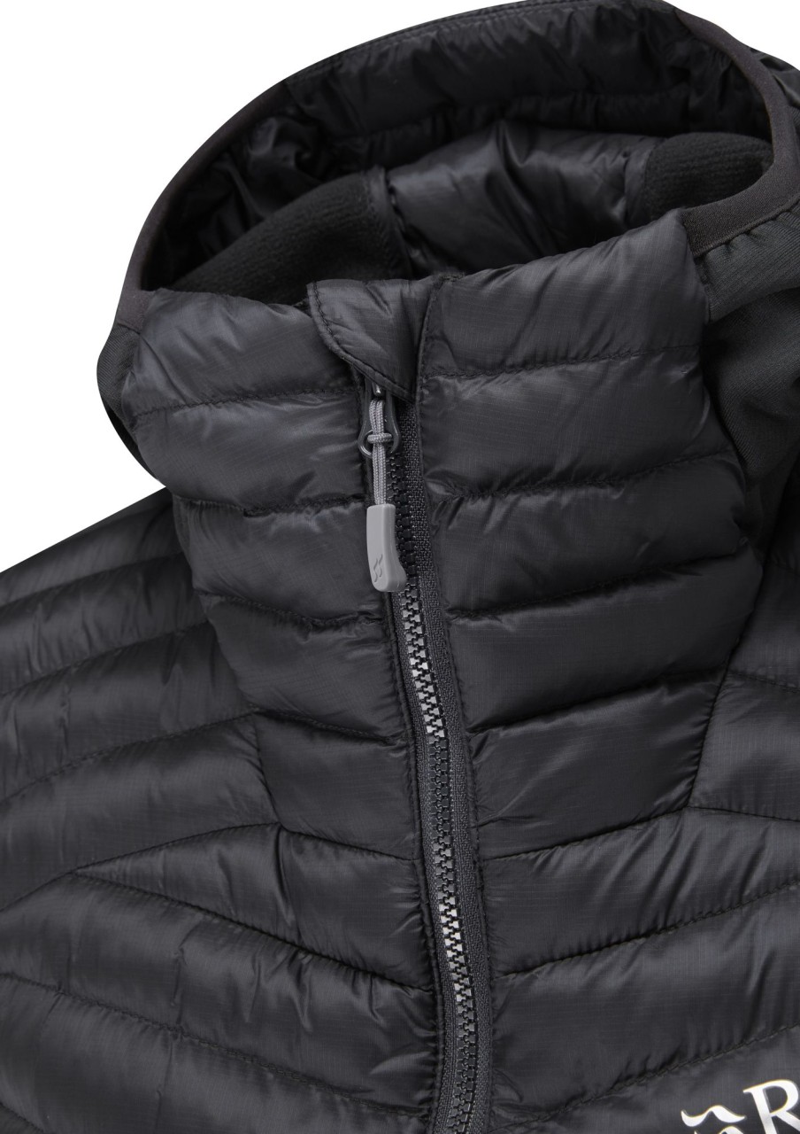 Clothing Rab Insulated Jackets | Rab Womens Cirrus Flex 2.0 Hoody Black