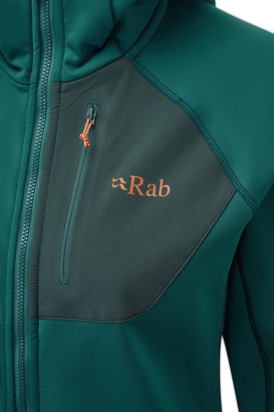 Clothing Rab Fleece & Mid Layer | Rab Womens Superflux Hoody - Atlantis Blue