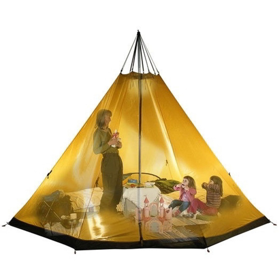 Camping Tentipi Bedrooms & Inners | Tentipi Inner Tent Comfort 9 Yellow