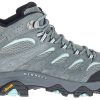 Footwear Merrell Mid Height Boots | Merrell Womens Moab 3 Mid Gtx Shoes - Sedona Sage Grey