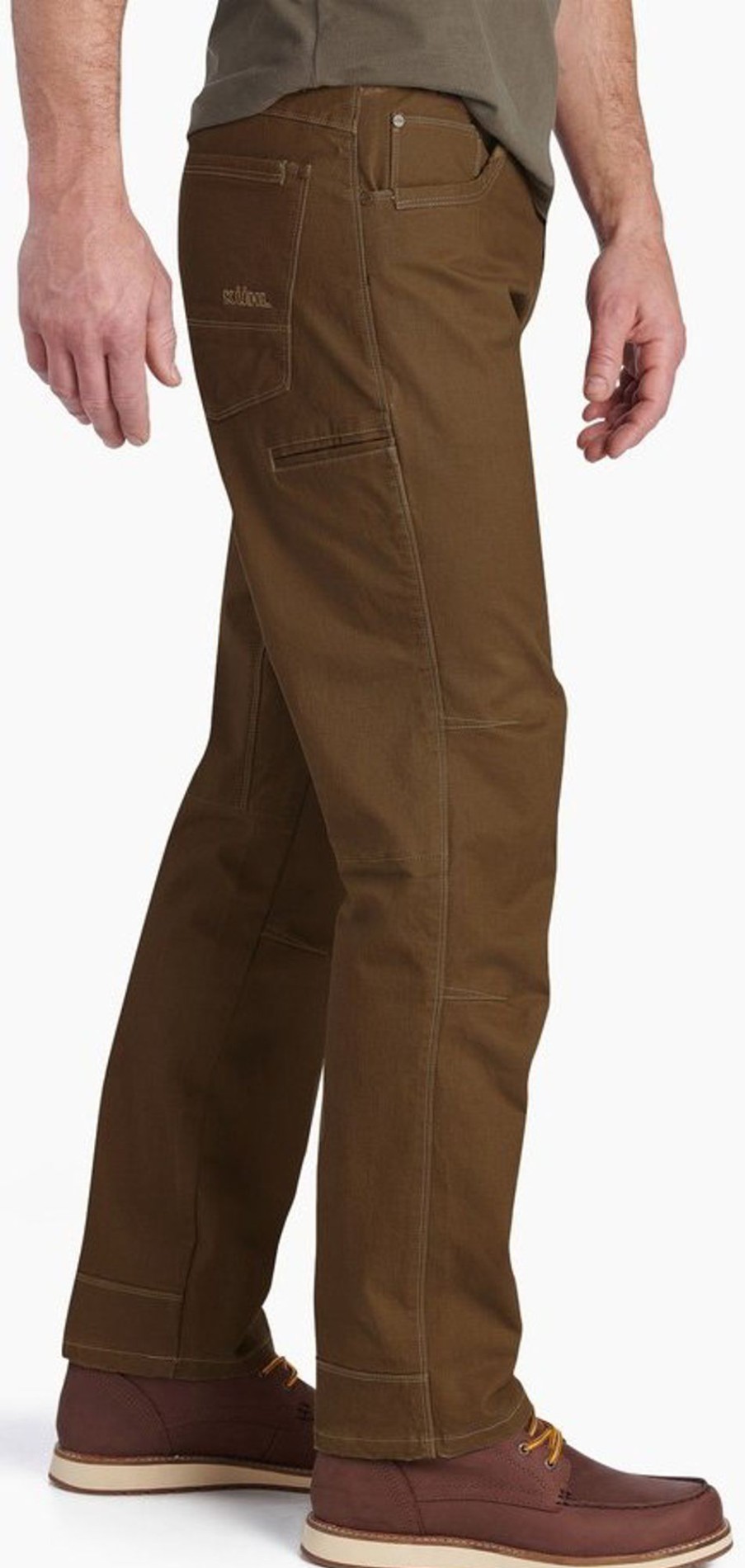 Clothing Kuhl Trousers & Leg Wear | Kuhl Mens Rydr Pant - Short Leg - Dark Khaki Brown