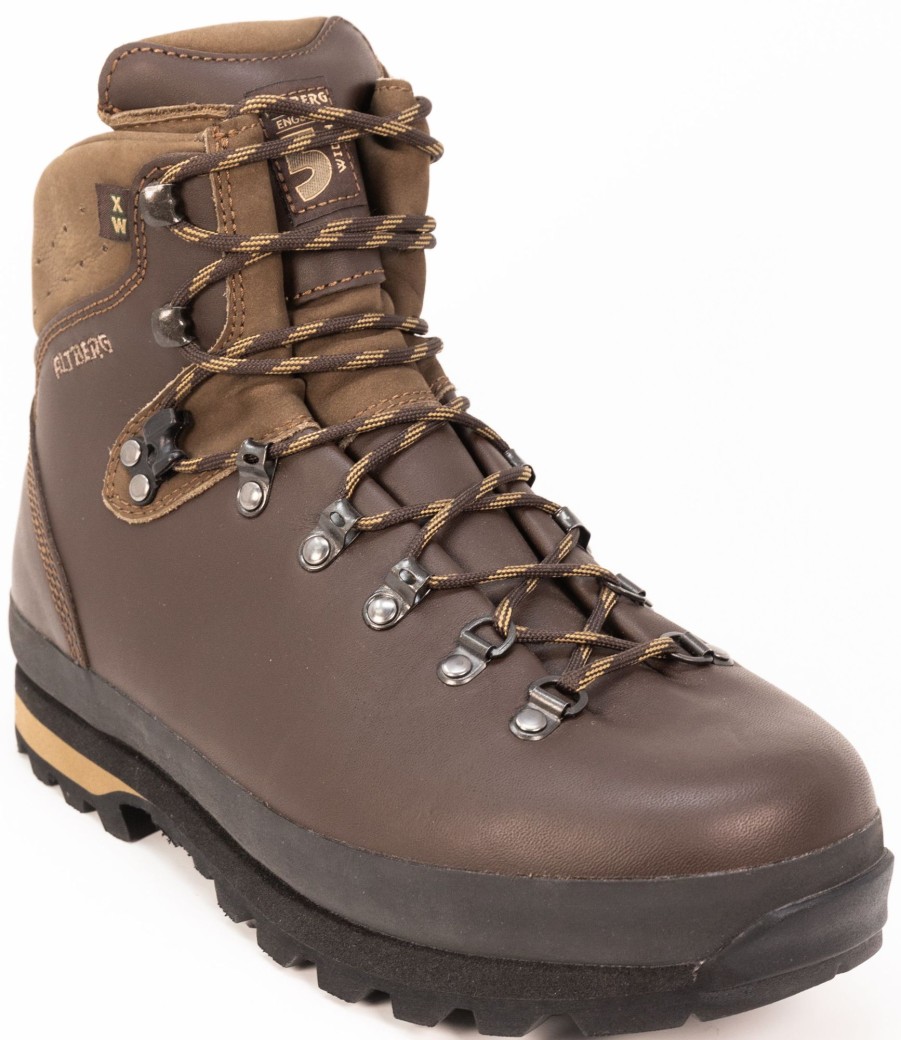 Footwear Altberg Walking Boots | Altberg Mens Tethera Boots - Wide Width Brown