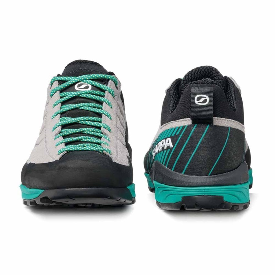 Footwear Scarpa Approach Shoes | Scarpa Womens Mescalito Shoes - Gray-Tropical Green