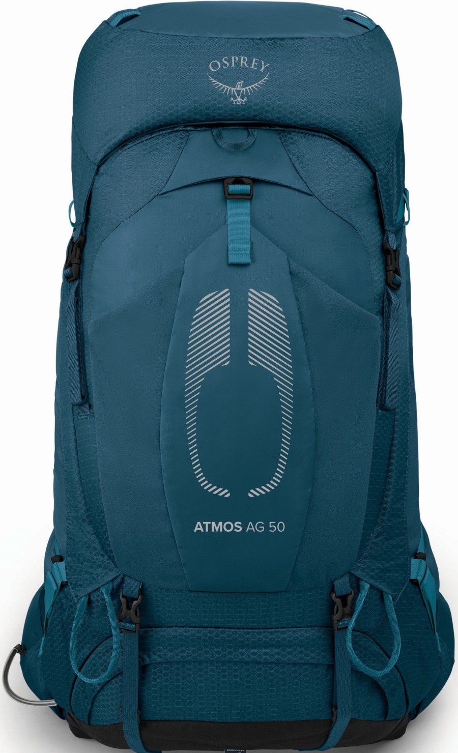 Rucksacks Osprey Backpacking Packs | Osprey Atmos Ag 50 Rucksack - Venturi Blue