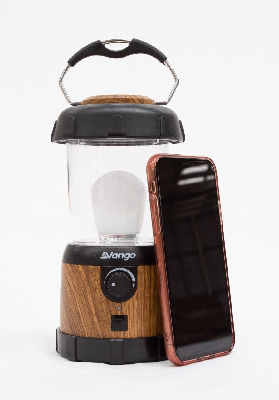 Equipment Vango Lanterns | Vango Nova 200 Recharge Usb Lantern Brown