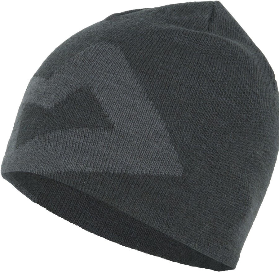 Clothing Mountain Equipment Hats | Mountain Equipment Branded Knitted Beanie - Raven-Shadow Grey