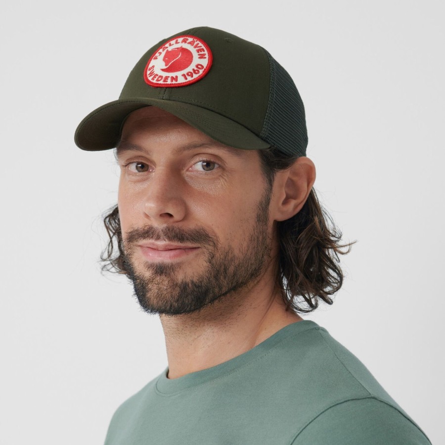 Clothing Fjallraven Hats | Fjallraven 1960 Logo Langtradarkeps Cap Black