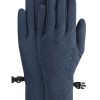 Clothing Rab Gloves | Rab Womens Geon Gloves - Deep Ink Blue