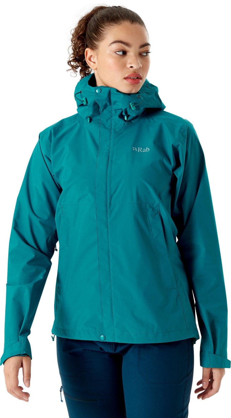 Clothing Rab Waterproof Jackets | Rab Womens Downpour Eco Jacket - Ultramarine Blue