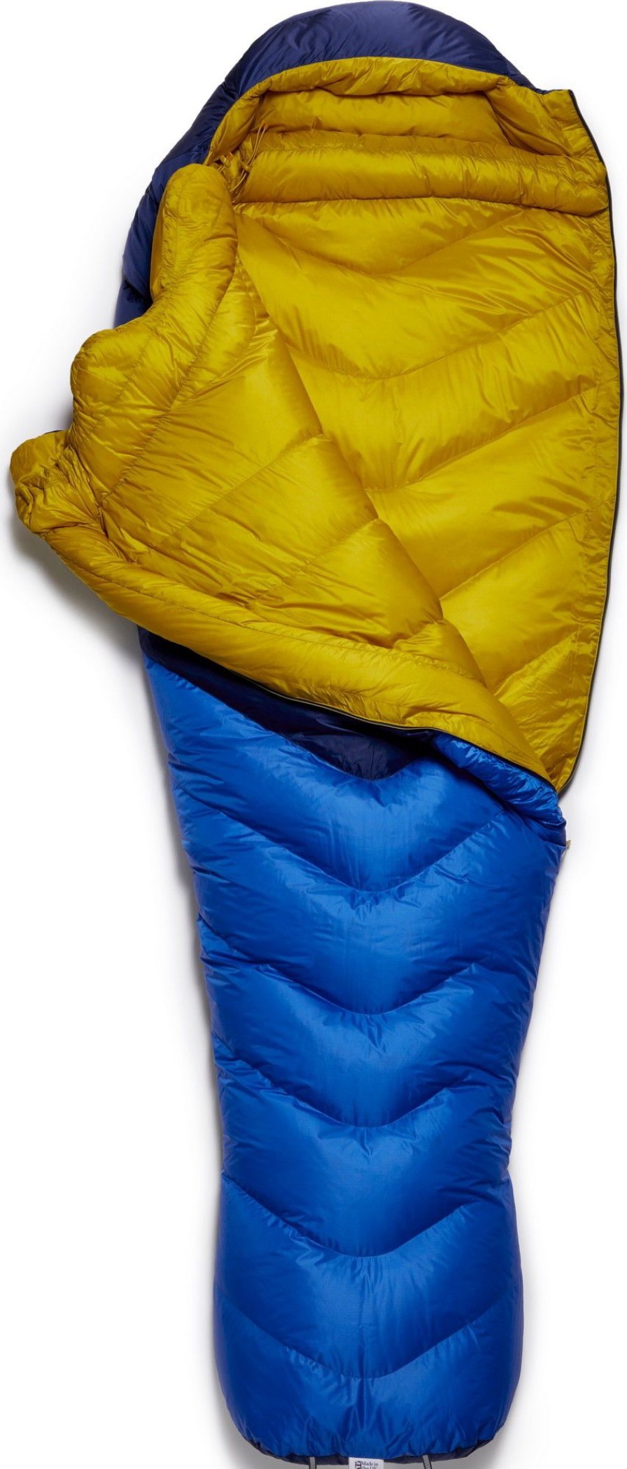 Camping Rab Backpacking & Lightweight Sleeping Bags | Rab Neutrino 600 Sleeping Bag - Regular - Left-Hand Zip - Nightfall Blue