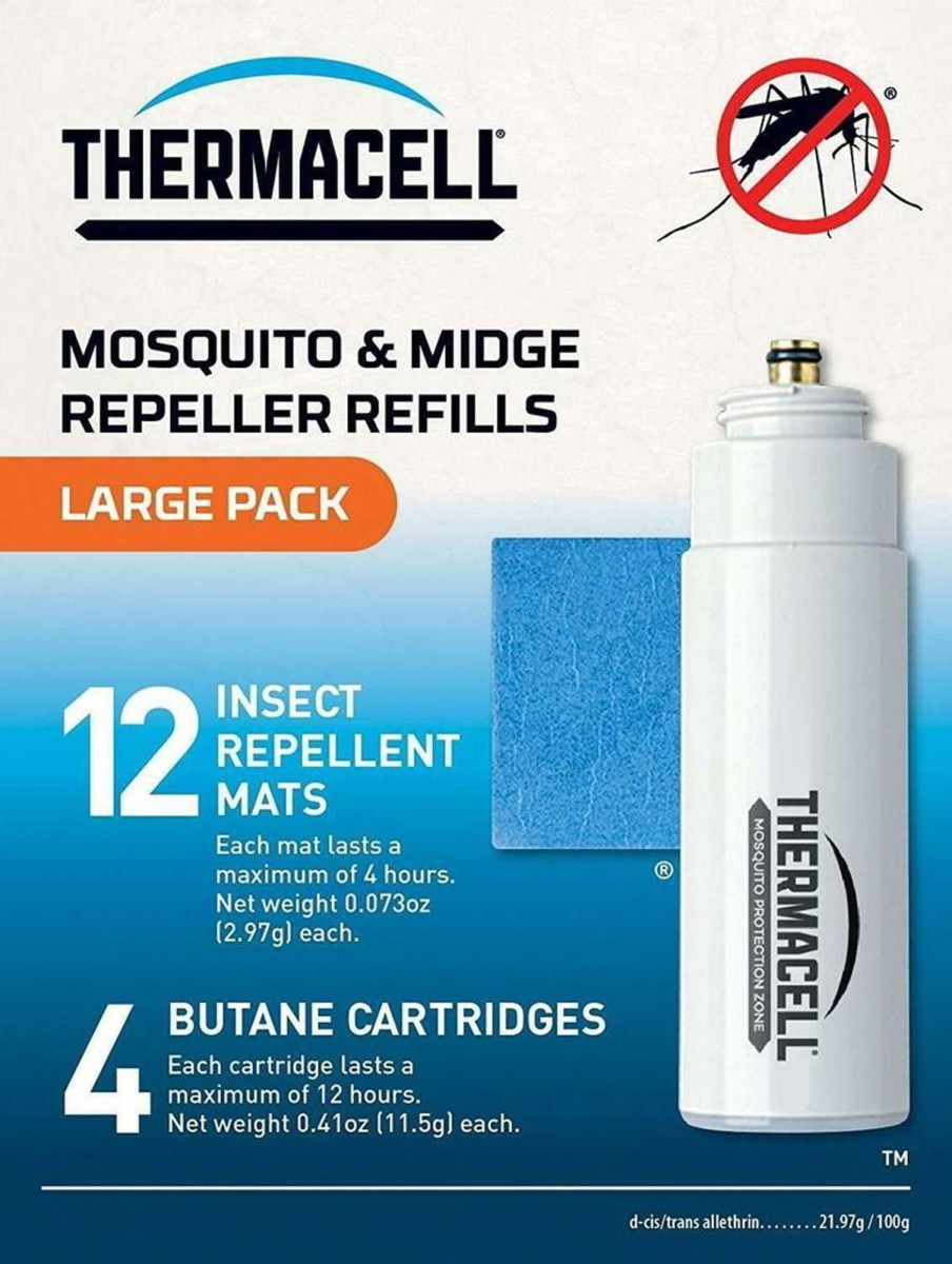 Equipment Thermacell Mosquito Nets & Insect Repellents | Thermacell Mosquito And Midge Repeller Refills - Large Pack Blue