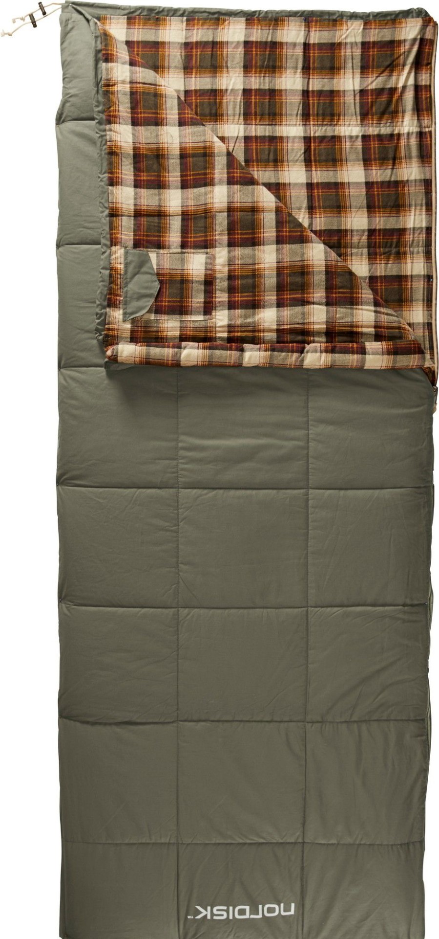 Camping Nordisk Family & Leisure Sleeping Bags | Nordisk Almond +10 L Sleeping Bag - Bungy Cord Brown