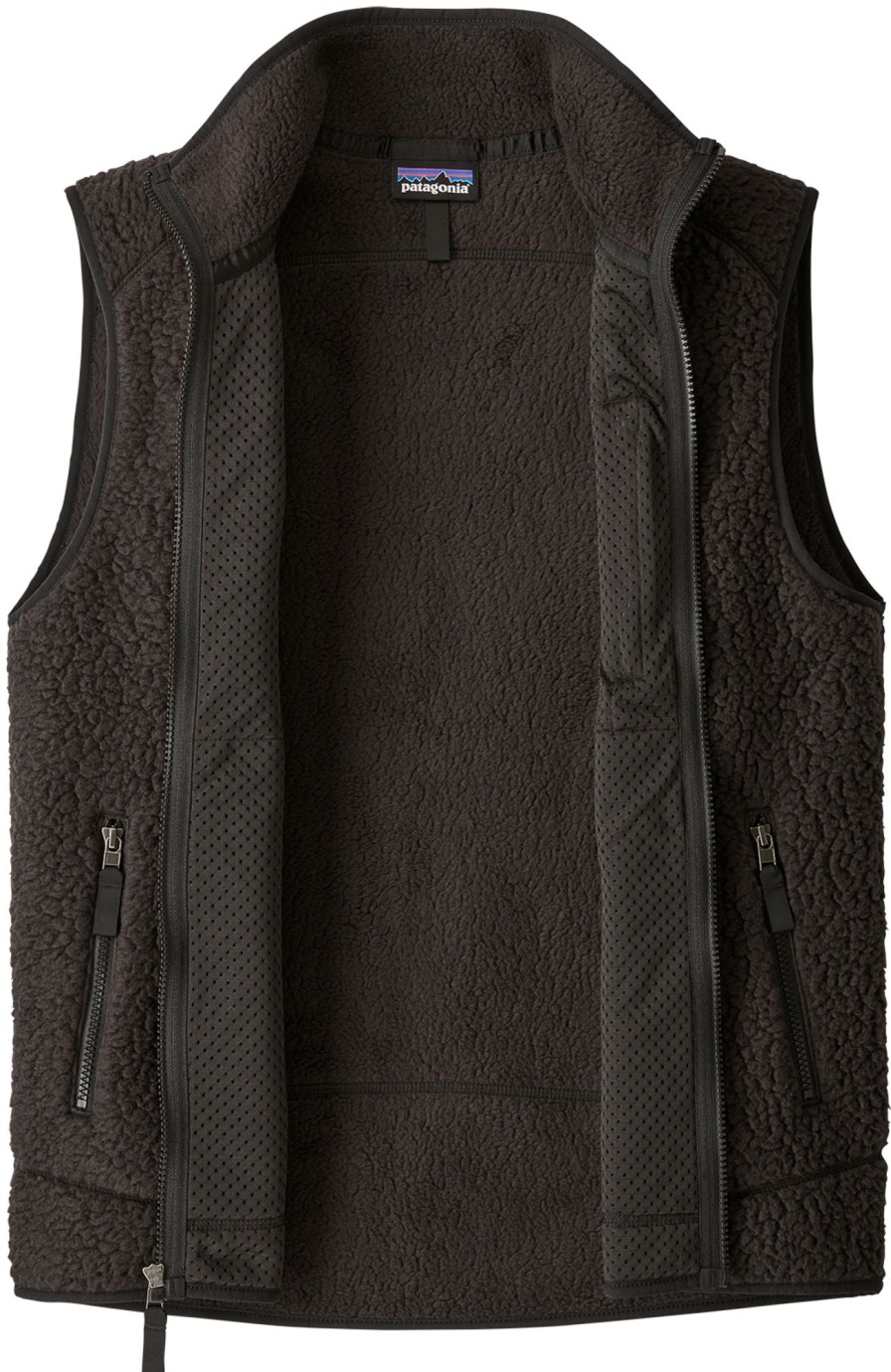 Clothing Patagonia Vests & Gilets | Patagonia Mens Retro Pile Vest Black