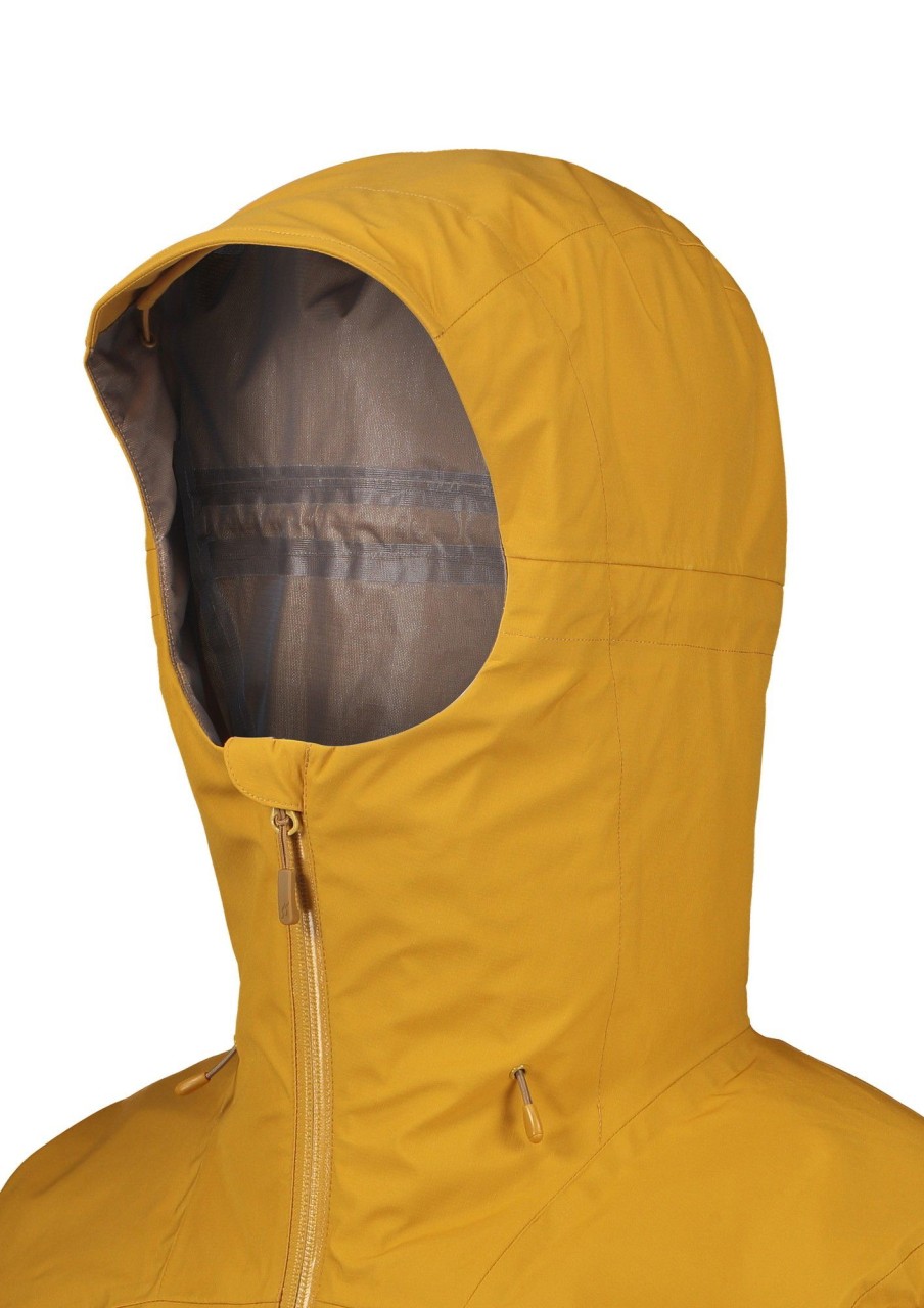 Clothing Rab Waterproof Jackets | Rab Womens Arc Eco Jacket - Dark Butternut Yellow