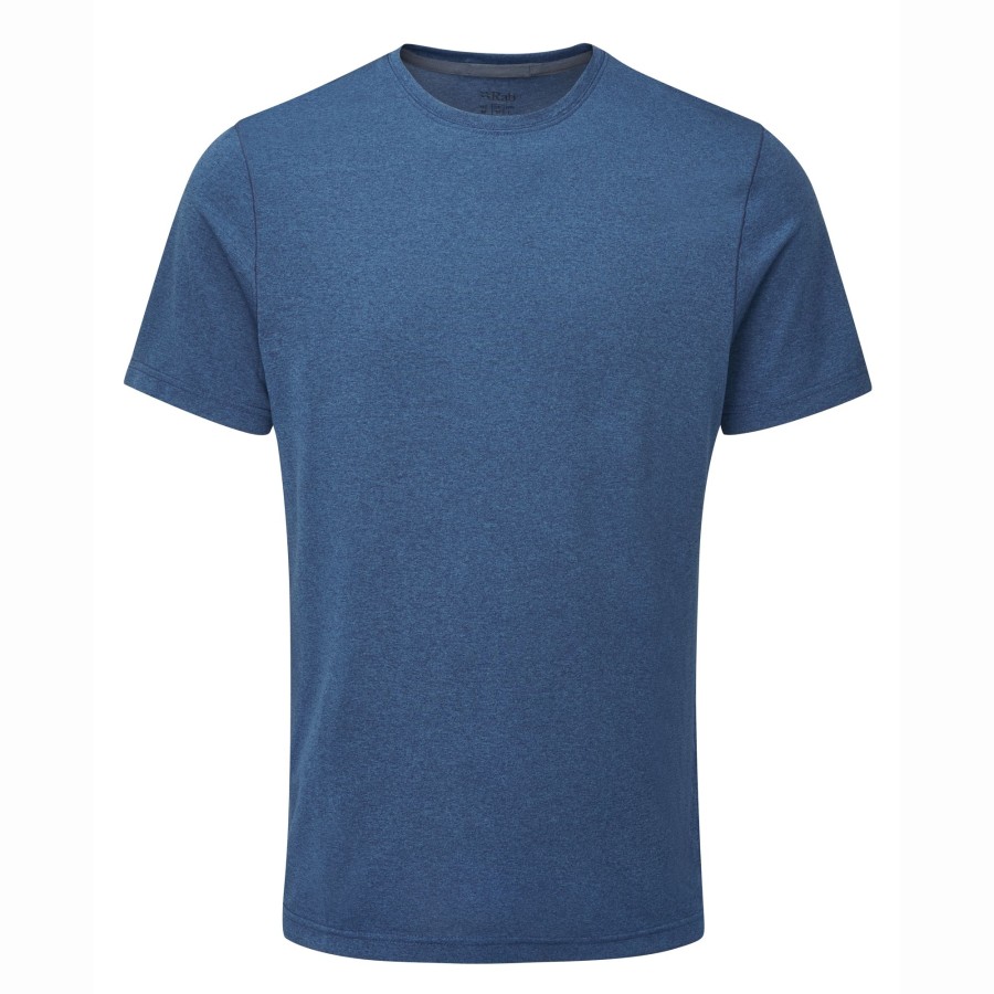 Clothing Rab T Shirts & Base Layers | Rab Mens Mantle Tee - Nightfall Blue