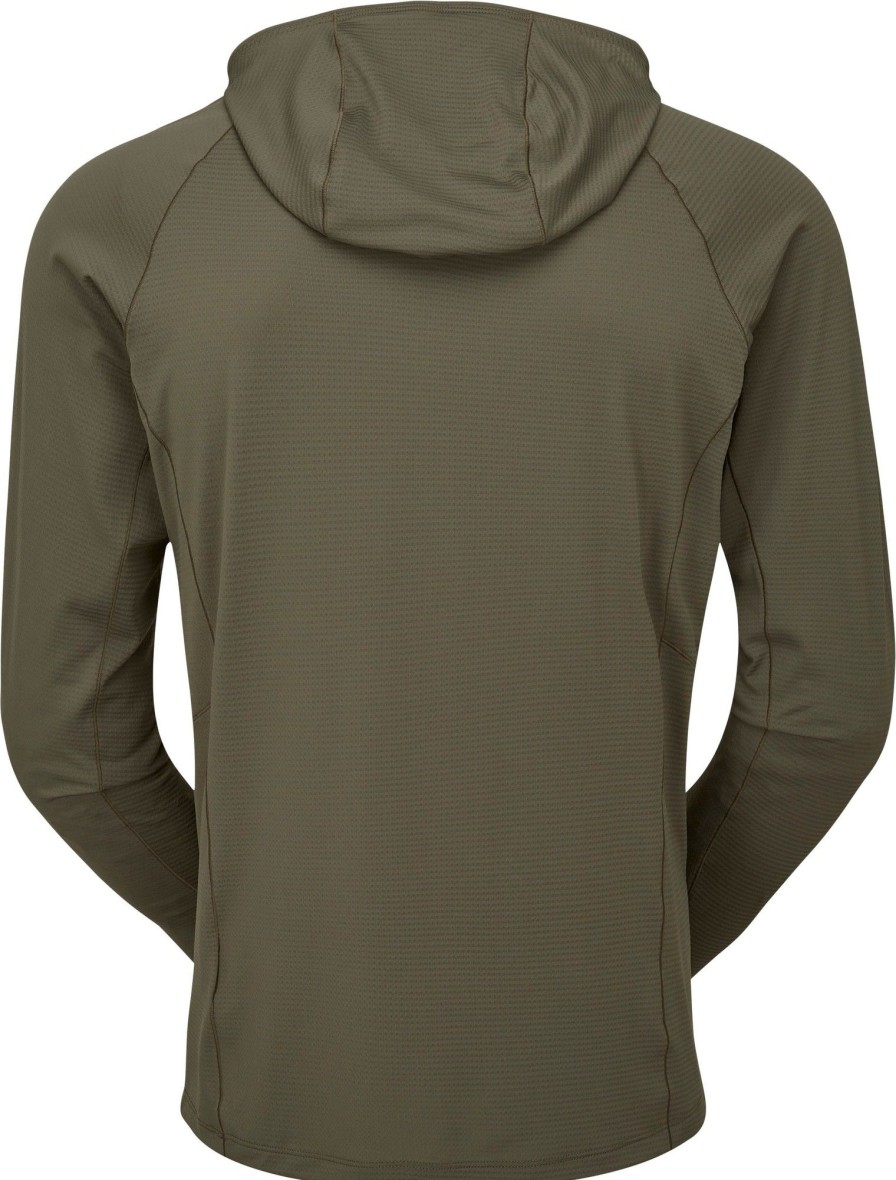 Clothing Rab T Shirts & Base Layers | Rab Mens Sonic Hoody - Light Khaki Green