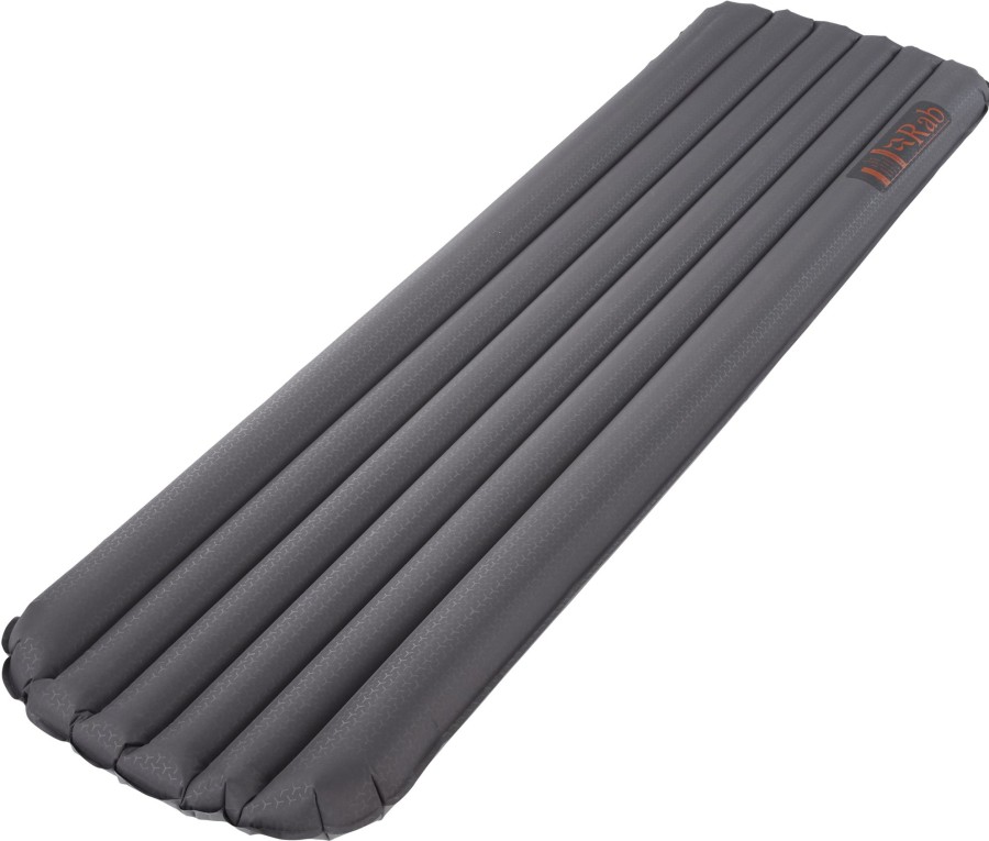 Camping Rab Backpacking & Lightweight Sleeping Mats | Rab Stratosphere 4 Mat - Long - Graphene Grey