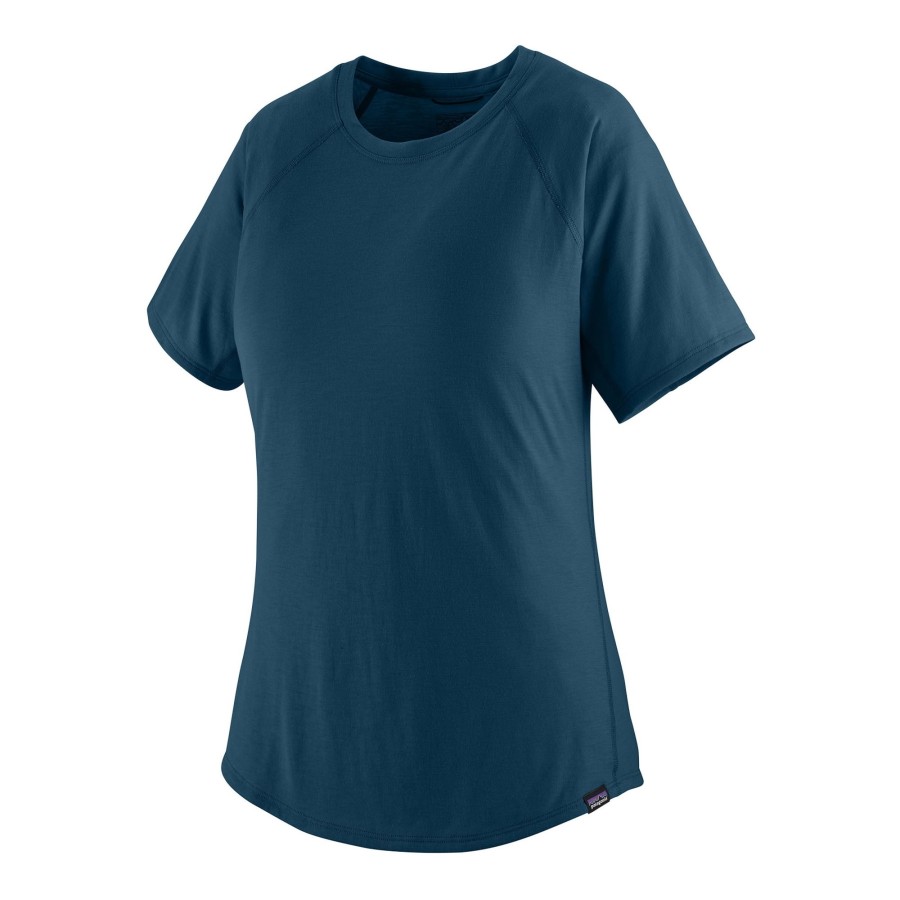 Clothing Patagonia T Shirts & Base Layers | Patagonia Womens Capilene Cool Trail Shirt - Lagom Blue