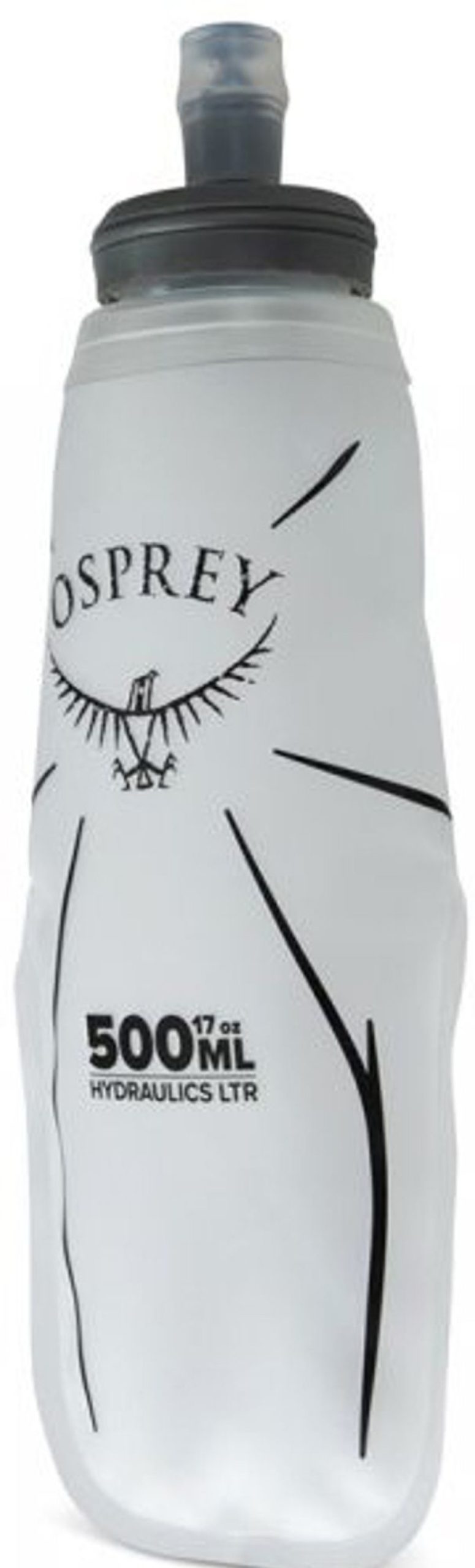 Equipment Osprey Water Bottles | Osprey Hydraulics 500Ml Soft Flask Clear