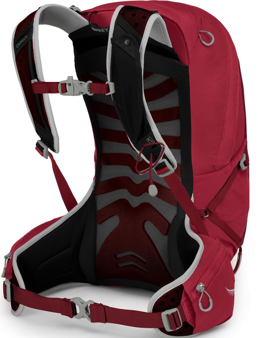 Rucksacks Osprey Day Packs | Osprey Mens Talon 22 Rucksack - Cosmic Red