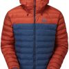 Clothing Mountain Equipment Insulated Jackets | Mountain Equipment Mens Superflux Jacket - Dusk Rock Red