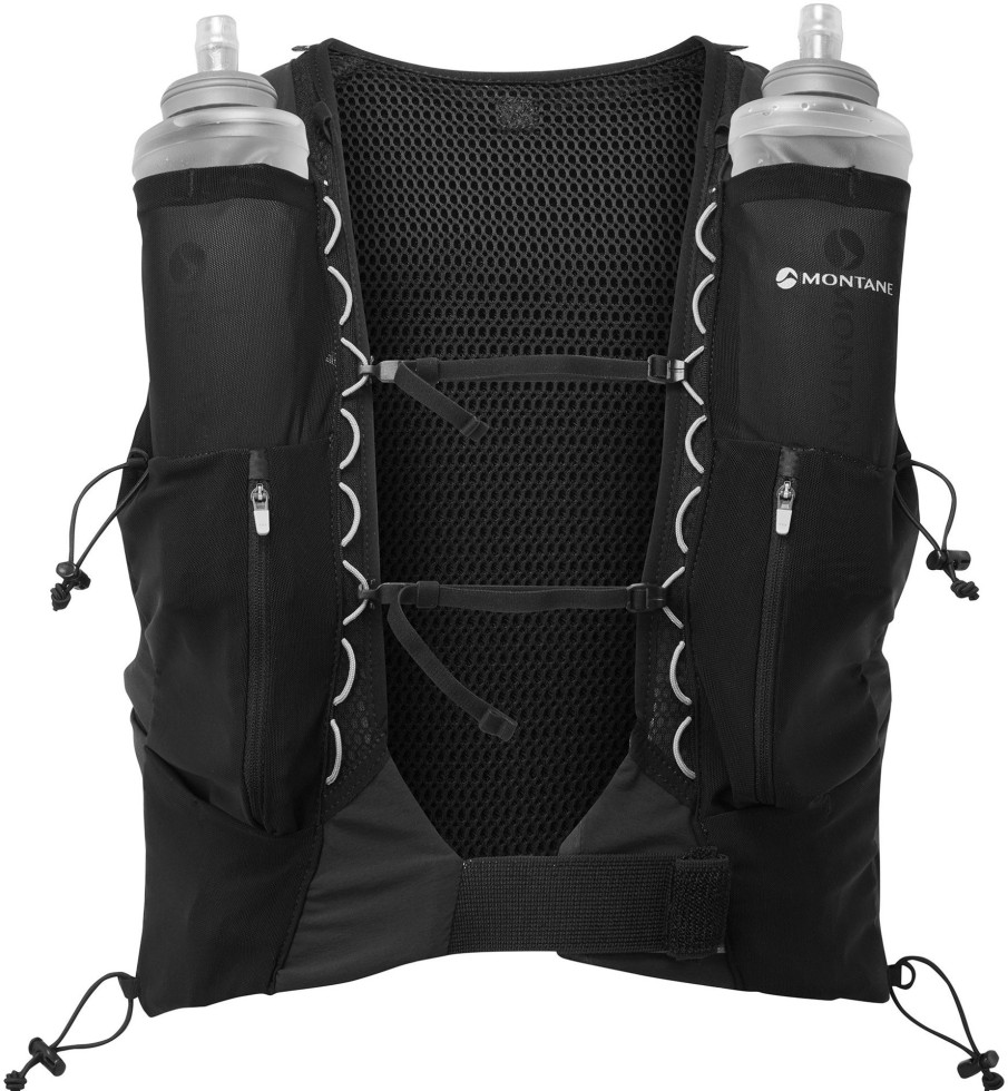 Rucksacks Montane Fast & Light Rucksacks And Vests | Montane Gecko Vp 12+ Running Pack Black