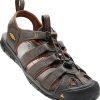 Footwear Keen Sandals | Keen Mens Clearwater Cnx Sandals - Raven-Tortoise Shell Grey