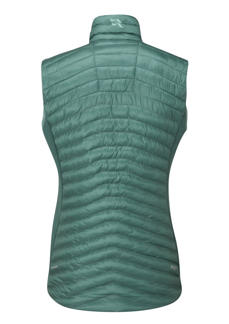 Clothing Rab Vests & Gilets | Rab Womens Cirrus Flex 2.0 Vest - Eucalyptus Green