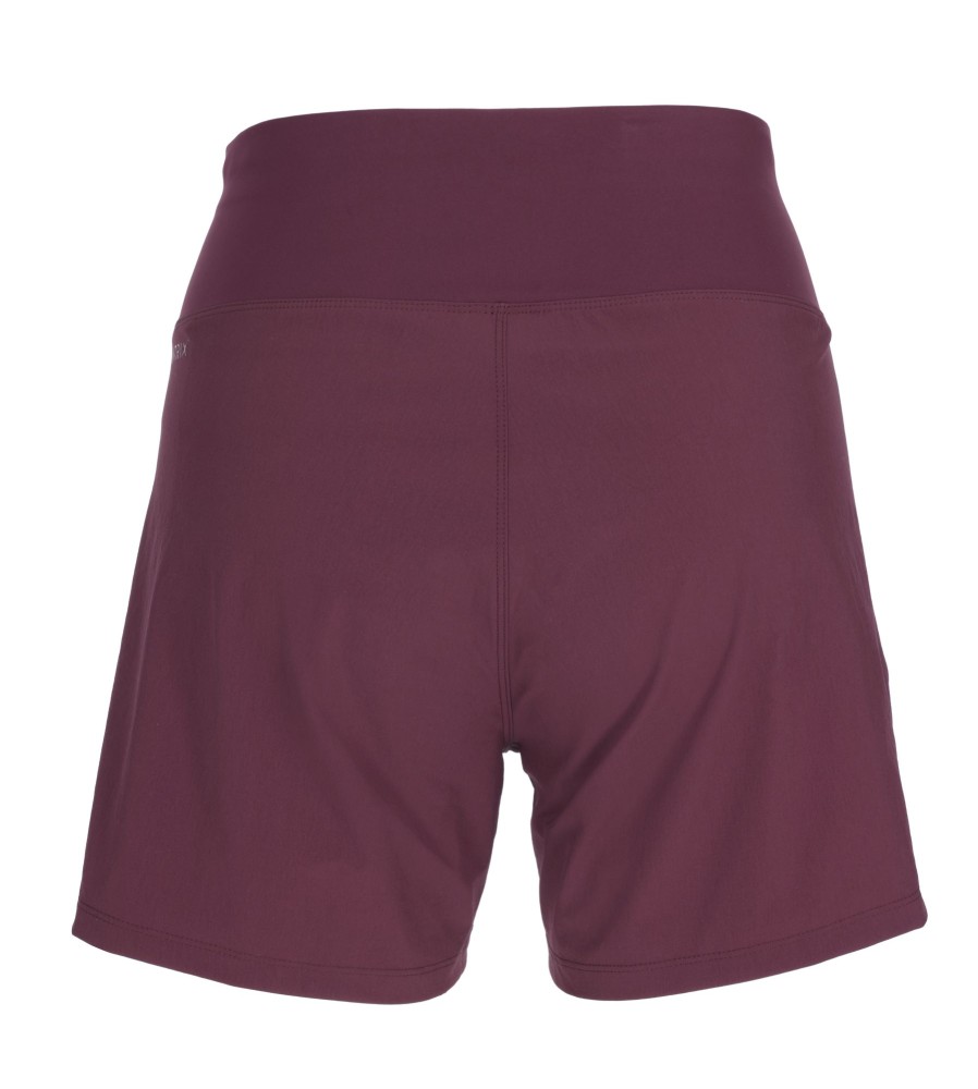 Clothing Rab Shorts | Rab Womens Momentum Shorts - Deep Heather Red