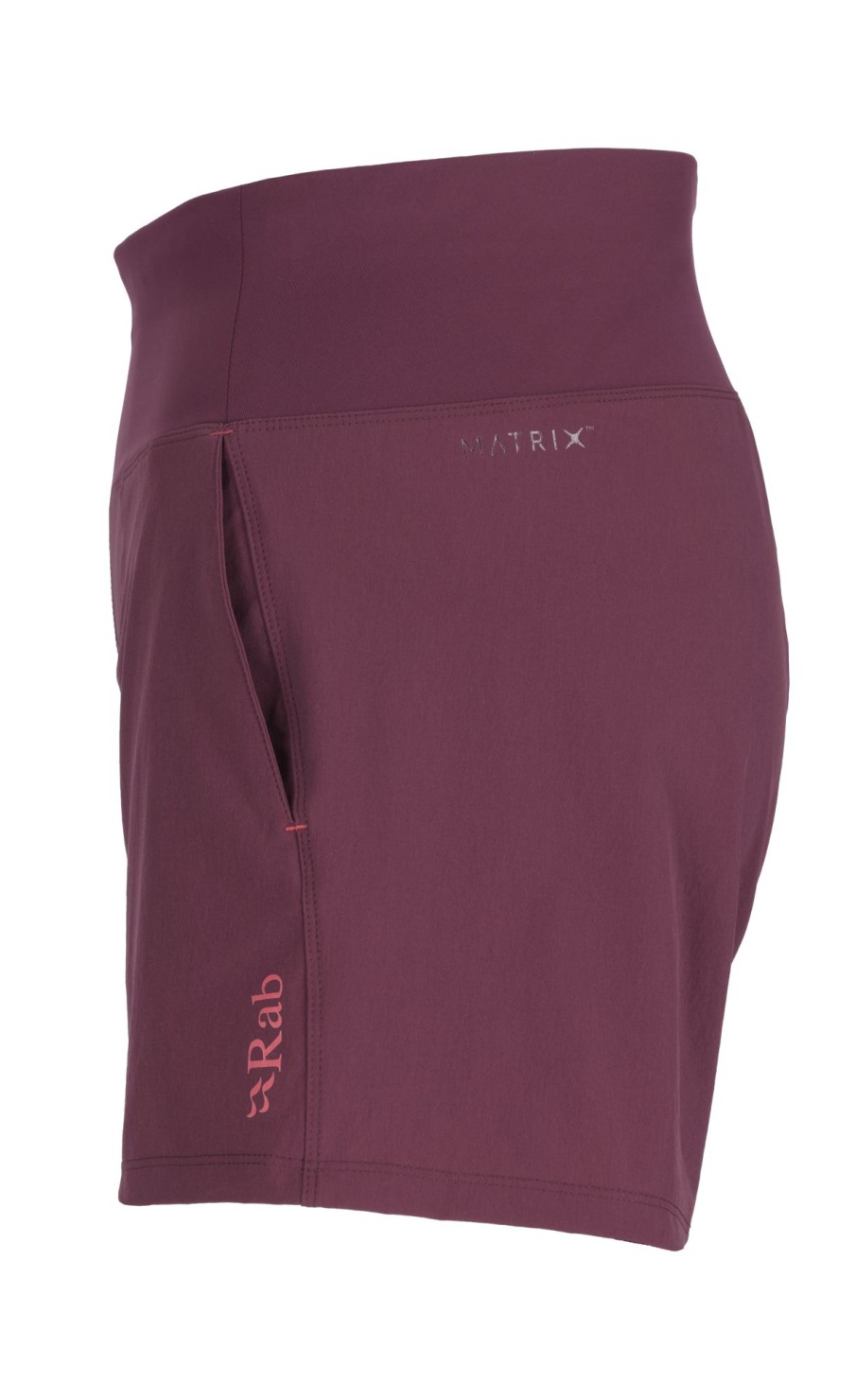 Clothing Rab Shorts | Rab Womens Momentum Shorts - Deep Heather Red