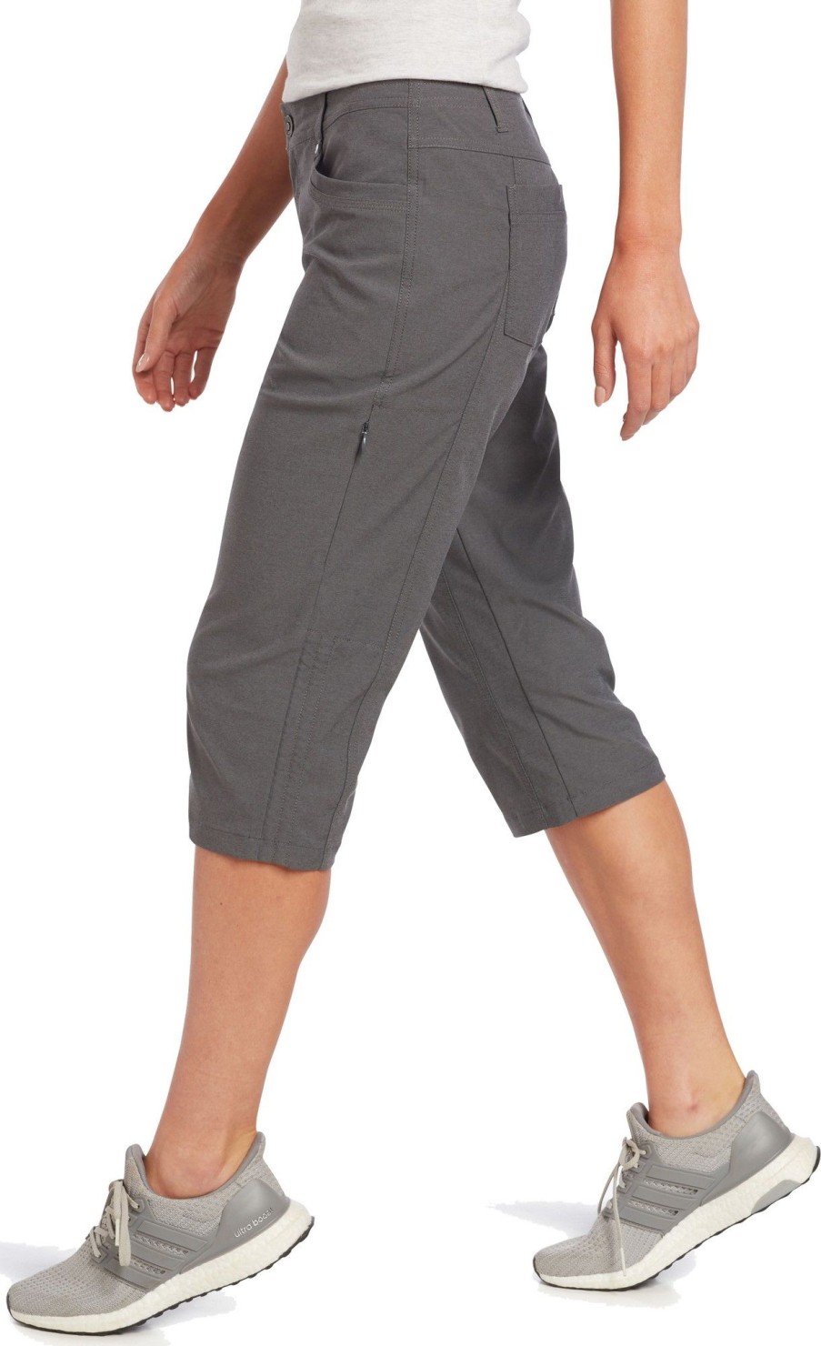 Clothing Kuhl Shorts | Kuhl Womens Trekr Kapris - Charcoal Grey